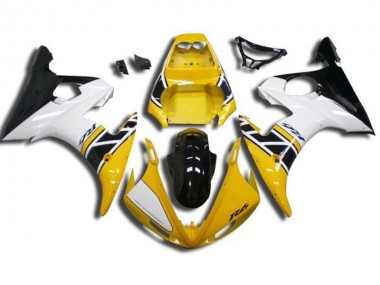 2003-2005 Jaune Yamaha YZF R6 Carénage Moto