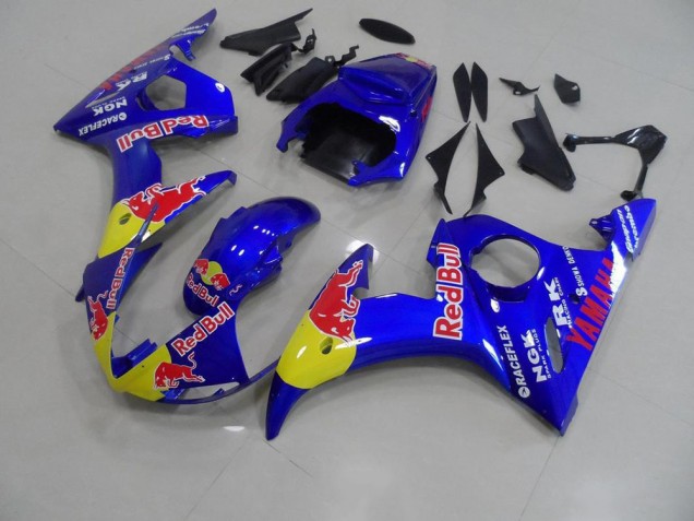 2003-2005 Red Bull Yamaha YZF R6 Carénage Moto 2003-2005 Red Bull Yamaha YZF R6 Carénage Moto