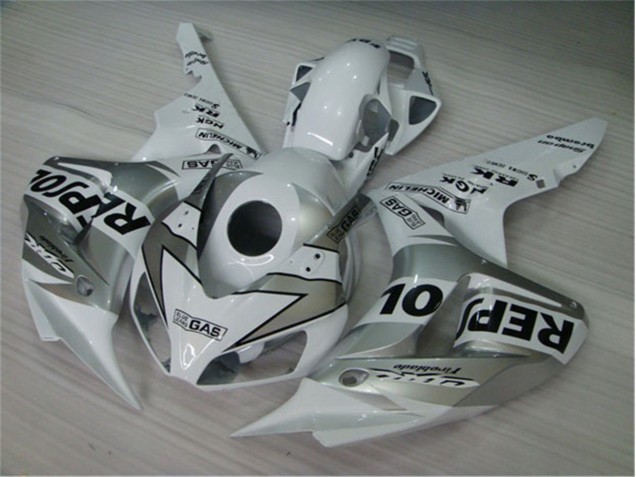 2004-2005 Blanc Argent Noir Repsol Honda CBR1000RR Carénage Moto 2004-2005 Blanc Argent Noir Repsol Honda CBR1000RR Carénage Moto