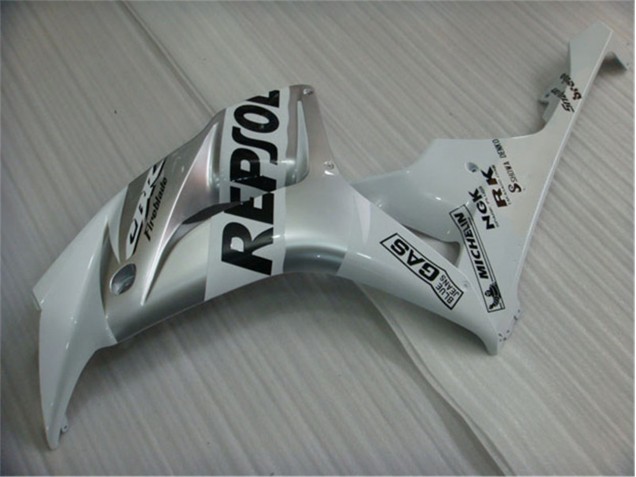 2004-2005 Blanc Argent Noir Repsol Honda CBR1000RR Carénage Moto 2004-2005 Blanc Argent Noir Repsol Honda CBR1000RR Carénage Moto