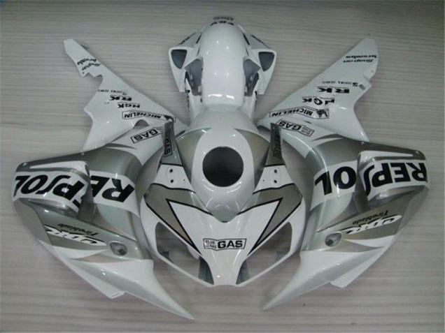 2004-2005 Blanc Argent Noir Repsol Honda CBR1000RR Carénage Moto 2004-2005 Blanc Argent Noir Repsol Honda CBR1000RR Carénage Moto