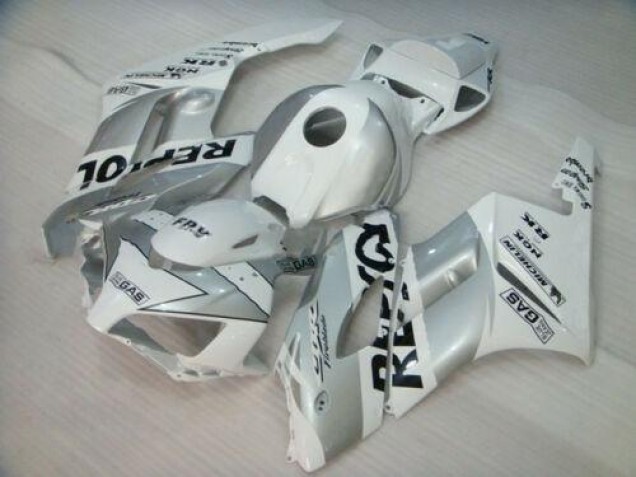2004-2005 Blanc Argent Noir Repsol Honda CBR1000RR Carénages Moto 2004-2005 Blanc Argent Noir Repsol Honda CBR1000RR Carénages Moto
