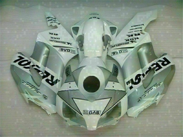 2004-2005 Blanc Argent Repsol Honda CBR1000RR Carénage Moto 2004-2005 Blanc Argent Repsol Honda CBR1000RR Carénage Moto