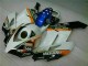 2004-2005 Blanc Bleu Honda CBR1000RR Carénage Moto 2004-2005 Blanc Bleu Honda CBR1000RR Carénage Moto