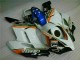 2004-2005 Blanc Bleu Honda CBR1000RR Carénage Moto 2004-2005 Blanc Bleu Honda CBR1000RR Carénage Moto