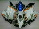 2004-2005 Blanc Bleu Honda CBR1000RR Carénage Moto 2004-2005 Blanc Bleu Honda CBR1000RR Carénage Moto