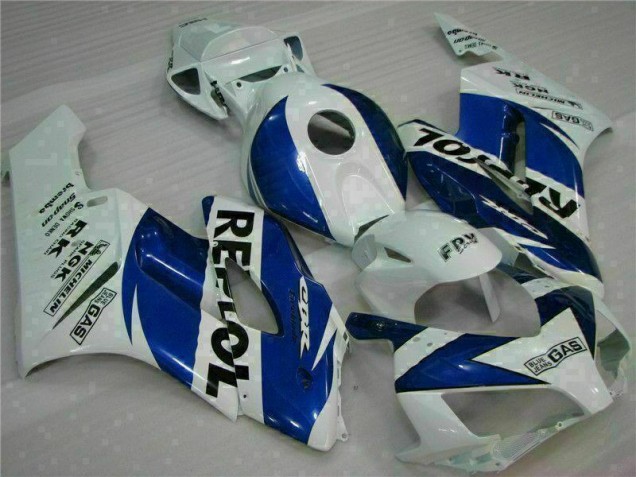 2004-2005 Blanc Bleu Repsol Honda CBR1000RR Carénage Moto