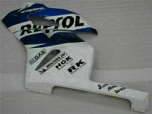 2004-2005 Blanc Bleu Repsol Honda CBR1000RR Carénage Moto