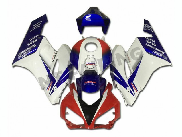 2004-2005 Blanc Bleu Rouge Honda CBR1000RR Carénage Moto 2004-2005 Blanc Bleu Rouge Honda CBR1000RR Carénage Moto