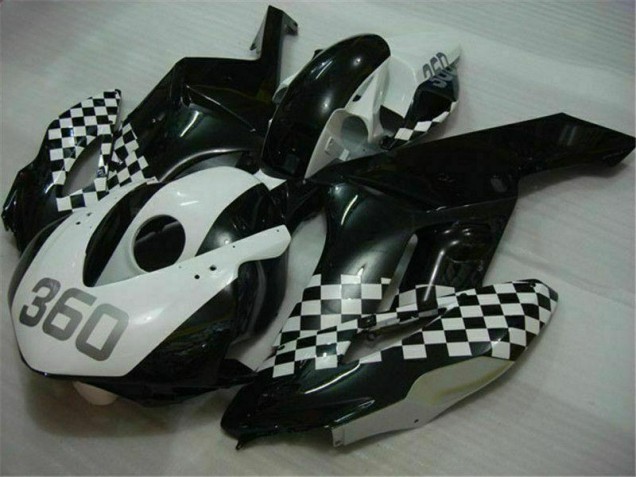 2004-2005 Blanc Noir Honda CBR1000RR Carénages Moto 2004-2005 Blanc Noir Honda CBR1000RR Carénages Moto