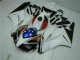 2004-2005 Blanc Noir Honda CBR1000RR Kit Carénages Motos Complet 2004-2005 Blanc Noir Honda CBR1000RR Kit Carénages Motos Complet