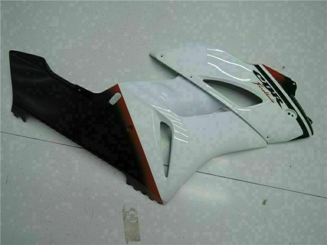 2004-2005 Blanc Noir Honda CBR1000RR Kit Carénages Motos Complet 2004-2005 Blanc Noir Honda CBR1000RR Kit Carénages Motos Complet