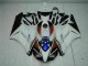 2004-2005 Blanc Noir Honda CBR1000RR Kit Carénages Motos Complet 2004-2005 Blanc Noir Honda CBR1000RR Kit Carénages Motos Complet