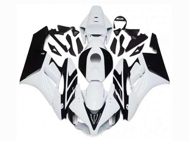 2004-2005 Blanc Noir Honda CBR1000RR Kit Carénages Motos 2004-2005 Blanc Noir Honda CBR1000RR Kit Carénages Motos