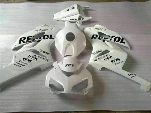 2004-2005 Blanc Noir Repsol Honda CBR1000RR Carénage Moto