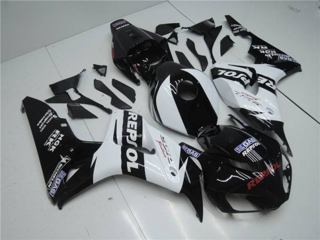 2004-2005 Blanc Repsol Noir Honda CBR1000RR Carénage Moto 2004-2005 Blanc Repsol Noir Honda CBR1000RR Carénage Moto