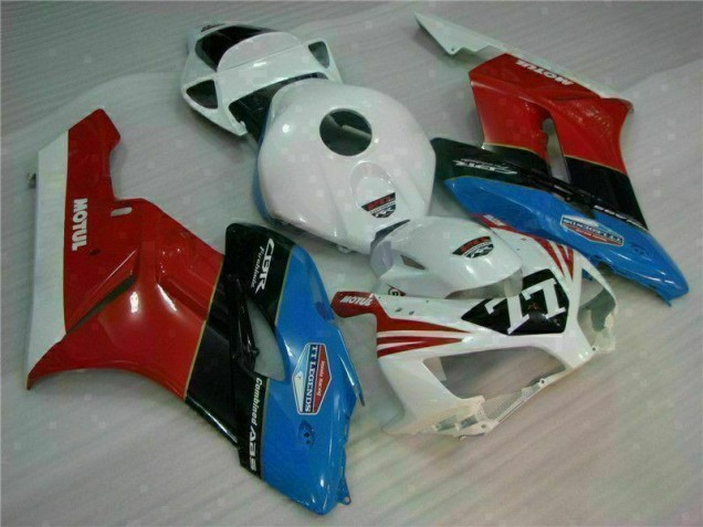 2004-2005 Blanc Rouge 77 Honda CBR1000RR Carénage Moto 2004-2005 Blanc Rouge 77 Honda CBR1000RR Carénage Moto