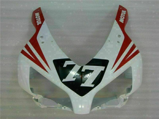 2004-2005 Blanc Rouge 77 Honda CBR1000RR Carénage Moto 2004-2005 Blanc Rouge 77 Honda CBR1000RR Carénage Moto