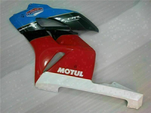 2004-2005 Blanc Rouge 77 Honda CBR1000RR Carénage Moto 2004-2005 Blanc Rouge 77 Honda CBR1000RR Carénage Moto