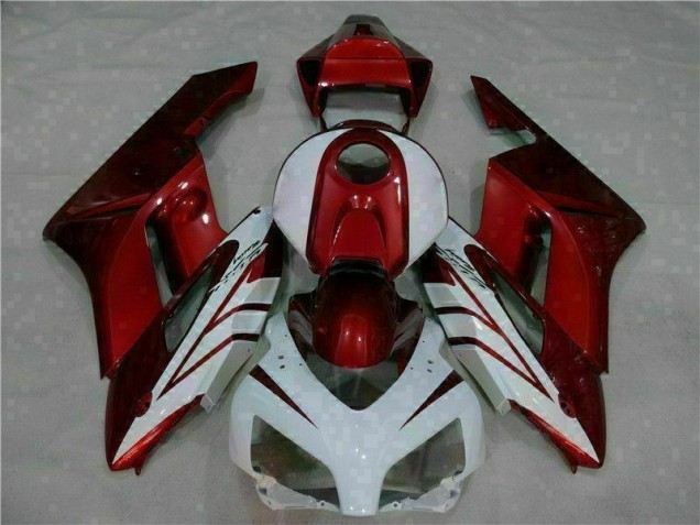 2004-2005 Blanc Rouge Honda CBR1000RR Carénage Moto 2004-2005 Blanc Rouge Honda CBR1000RR Carénage Moto