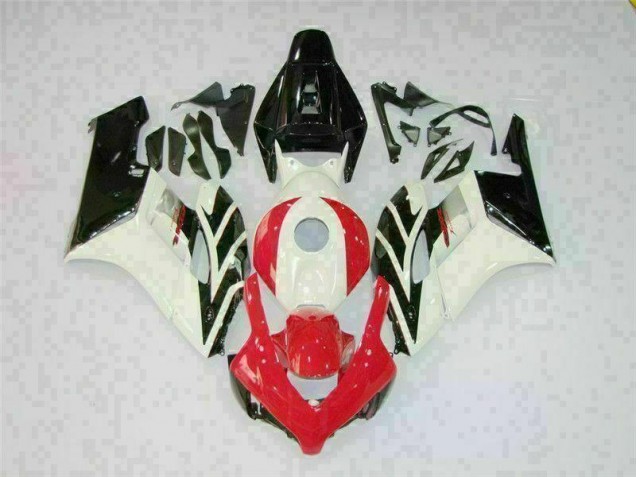 2004-2005 Blanc Rouge Noir Honda CBR1000RR Carénage Moto 2004-2005 Blanc Rouge Noir Honda CBR1000RR Carénage Moto
