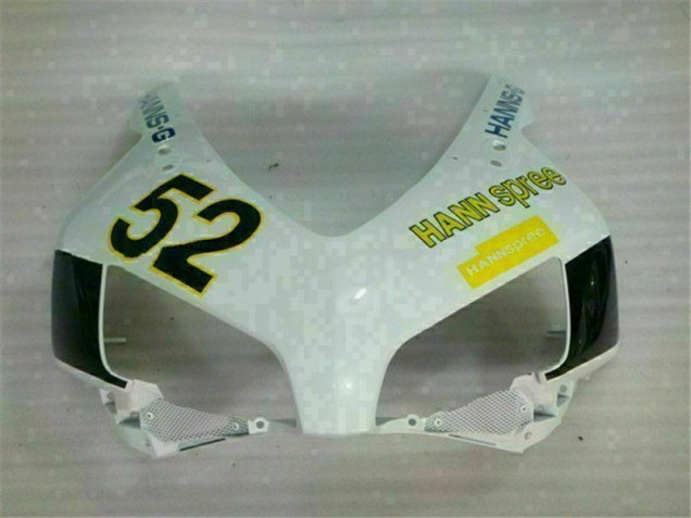 2004-2005 Blanc Vert Hannspree 52 Honda CBR1000RR Carénage Moto 2004-2005 Blanc Vert Hannspree 52 Honda CBR1000RR Carénage Moto
