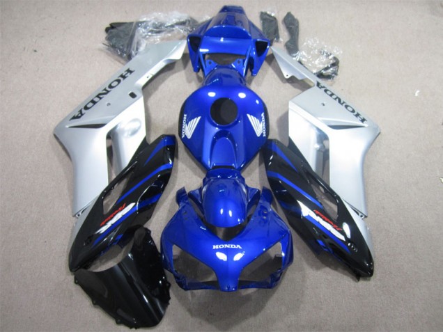 2004-2005 Bleu Argent Noir Honda CBR1000RR Carénage Moto 2004-2005 Bleu Argent Noir Honda CBR1000RR Carénage Moto