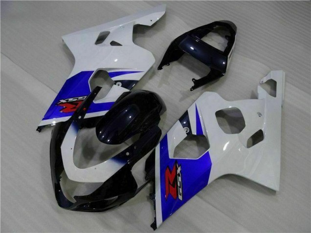 2004-2005 Bleu Blanc Suzuki GSXR 600/750 Carrosserie Moto