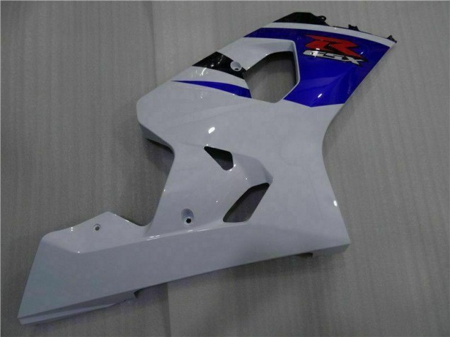 2004-2005 Bleu Blanc Suzuki GSXR 600/750 Carrosserie Moto