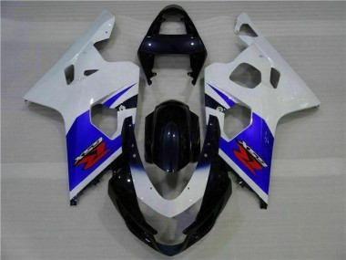 2004-2005 Bleu Blanc Suzuki GSXR 600/750 Carrosserie Moto