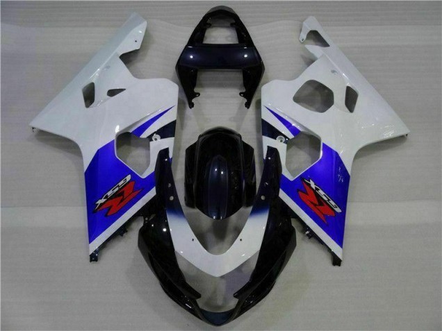 2004-2005 Bleu Blanc Suzuki GSXR 600/750 Carrosserie Moto
