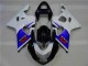 2004-2005 Bleu Blanc Suzuki GSXR 600/750 Carrosserie Moto