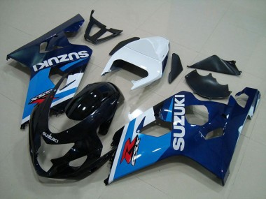 2004-2005 Bleu Blanc Suzuki GSXR 750 Carénage Moto