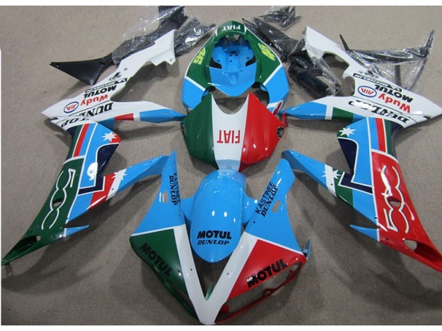 2004-2005 Bleu Rouge Vert Motul Honda CBR1000RR Carénage Moto 2004-2005 Bleu Rouge Vert Motul Honda CBR1000RR Carénage Moto