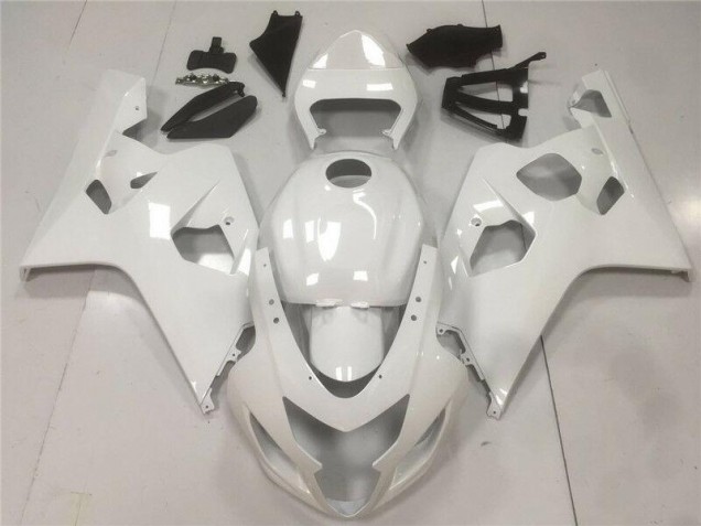 2004-2005 Brillant Blanc Suzuki GSXR 600/750 Carénage Moto 2004-2005 Brillant Blanc Suzuki GSXR 600/750 Carénage Moto