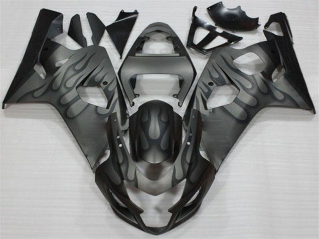 2004-2005 Noir Gris Suzuki GSXR 600/750 Carénage Moto 2004-2005 Noir Gris Suzuki GSXR 600/750 Carénage Moto