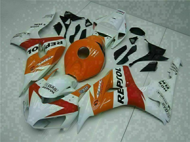 2004-2005 Orange Blanc Repsol Honda CBR1000RR Carénage Moto 2004-2005 Orange Blanc Repsol Honda CBR1000RR Carénage Moto