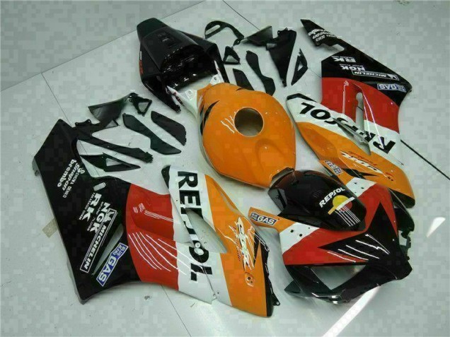 2004-2005 Orange Noir Repsol Honda CBR1000RR Carénage Moto