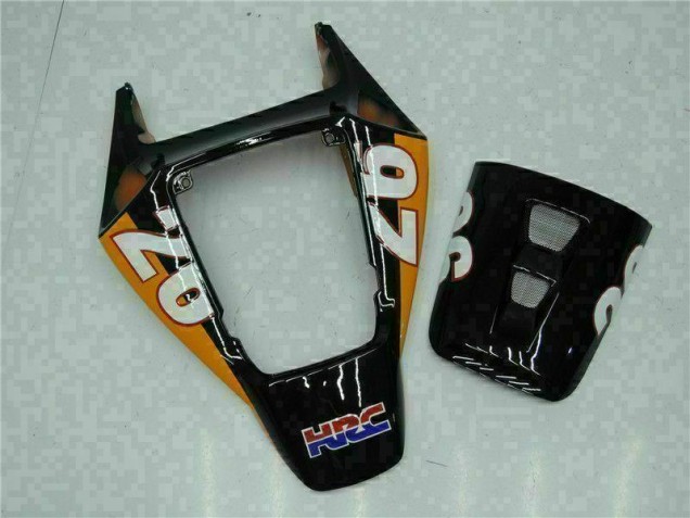 2004-2005 Orange Noir Repsol Honda CBR1000RR Carrosserie Moto 2004-2005 Orange Noir Repsol Honda CBR1000RR Carrosserie Moto