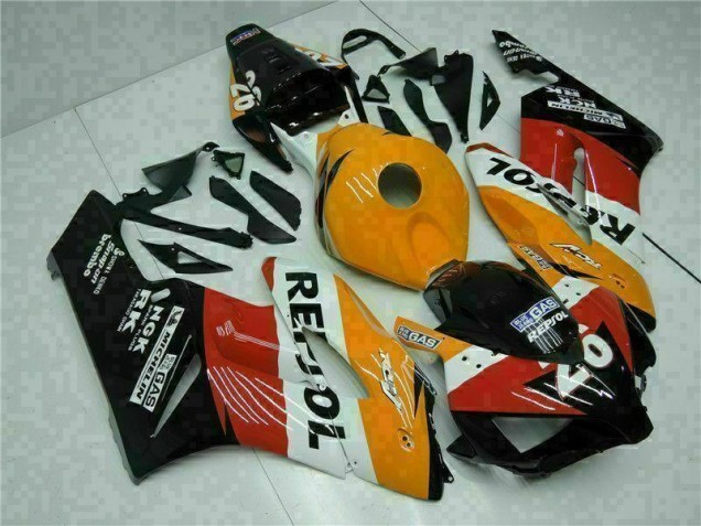 2004-2005 Orange Noir Repsol Honda CBR1000RR Carrosserie Moto 2004-2005 Orange Noir Repsol Honda CBR1000RR Carrosserie Moto
