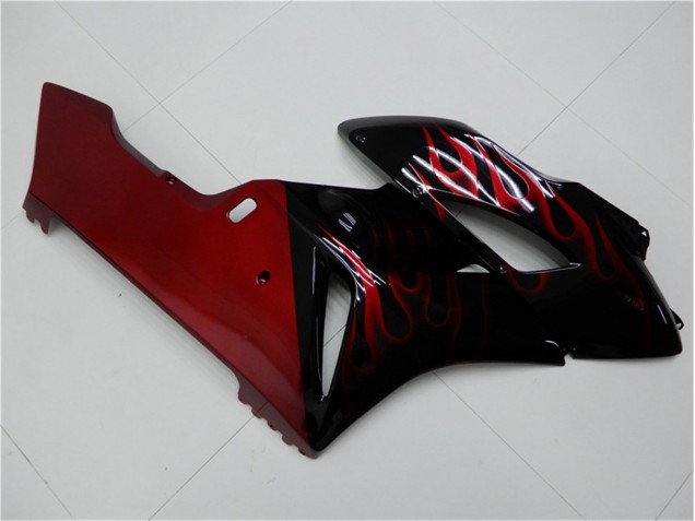 2004-2005 Rouge Noir Honda CBR1000RR Carrosserie Moto