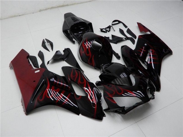 2004-2005 Rouge Noir Honda CBR1000RR Carrosserie Moto