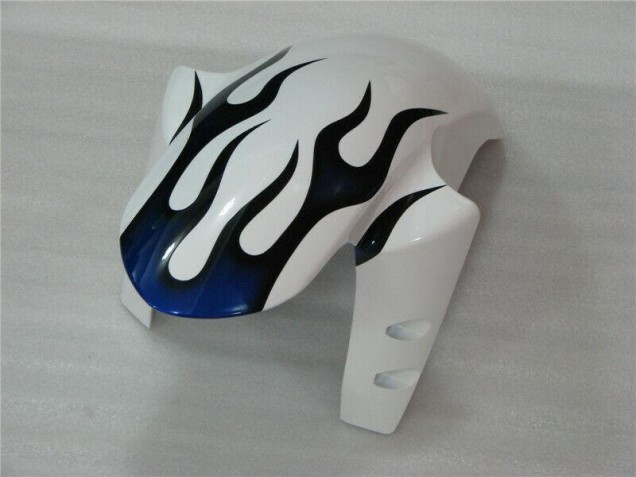 2004-2006 Blanc Bleu Flamme Yamaha YZF R1 Carénage Moto 2004-2006 Blanc Bleu Flamme Yamaha YZF R1 Carénage Moto