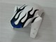 2004-2006 Blanc Bleu Flamme Yamaha YZF R1 Carénage Moto 2004-2006 Blanc Bleu Flamme Yamaha YZF R1 Carénage Moto