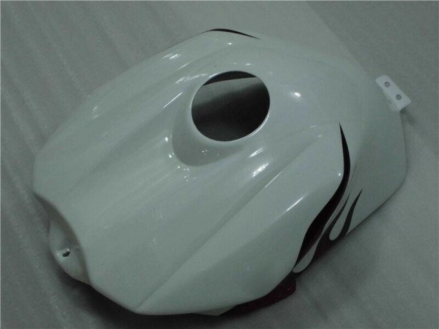2004-2006 Blanc Rouge Flamme Yamaha YZF R1 Carénage Moto 2004-2006 Blanc Rouge Flamme Yamaha YZF R1 Carénage Moto