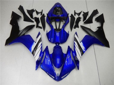 2004-2006 Bleu Blanc Noir Yamaha YZF R1 Carénage Moto