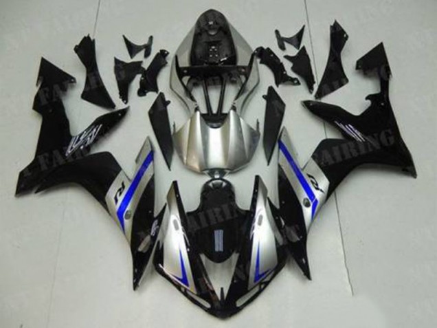 2004-2006 Bleu Noir Argent Yamaha YZF R1 Carénage Moto 2004-2006 Bleu Noir Argent Yamaha YZF R1 Carénage Moto