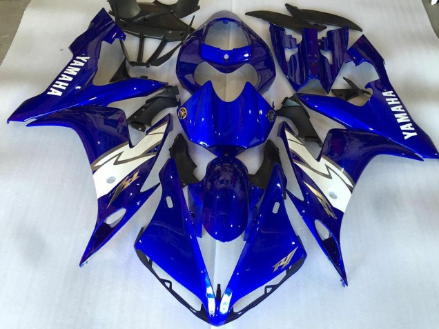 2004-2006 Brillant Bleu Blanc Yamaha YZF R1 Carénage Moto 2004-2006 Brillant Bleu Blanc Yamaha YZF R1 Carénage Moto