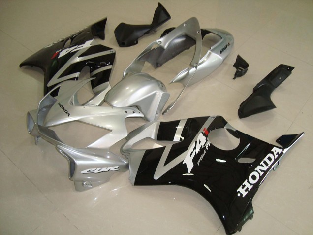 2004-2007 Noir Argent Honda CBR600 F4i Carrosserie Moto 2004-2007 Noir Argent Honda CBR600 F4i Carrosserie Moto