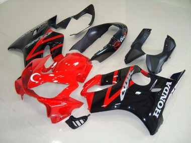 2004-2007 Noir Rouge Honda CBR600 F4i Carénages Moto